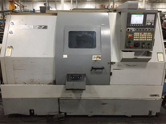 Leadwell CNC Lathe, Model T-7, 2-Axis Slant Bed, New In 2006 in United ...